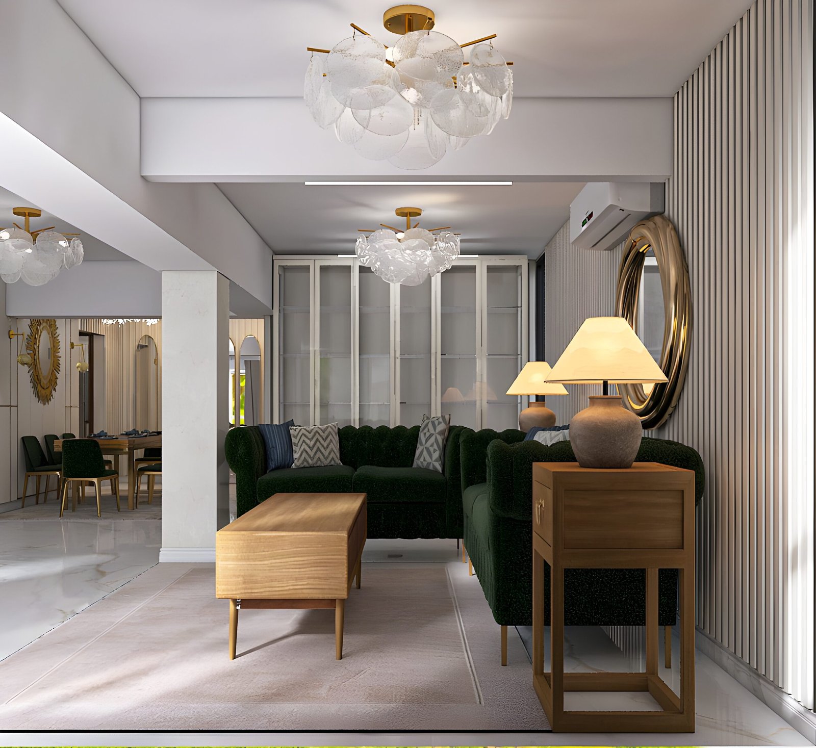 تصميم داخلي 3d فيلا بذوق راقي