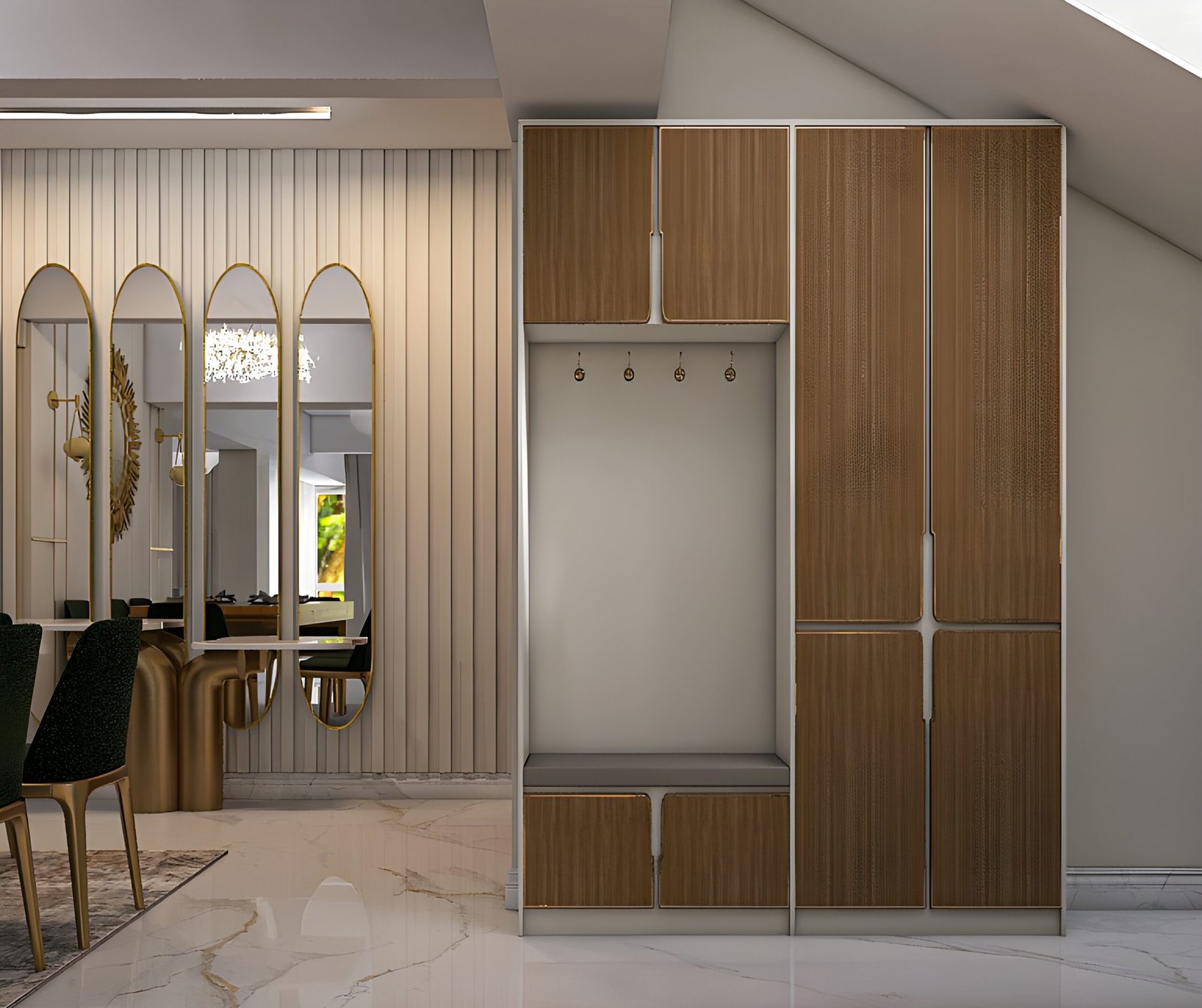 تصميم داخلي 3d فيلا بذوق راقي