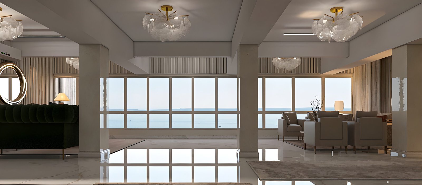 تصميم داخلي 3d فيلا بذوق راقي