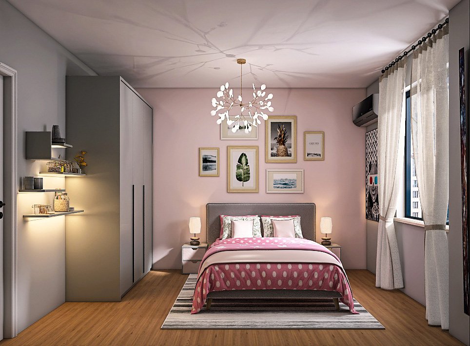 تصميم 3d غرف نوم بذوق فخم يناسب جميع المساحات